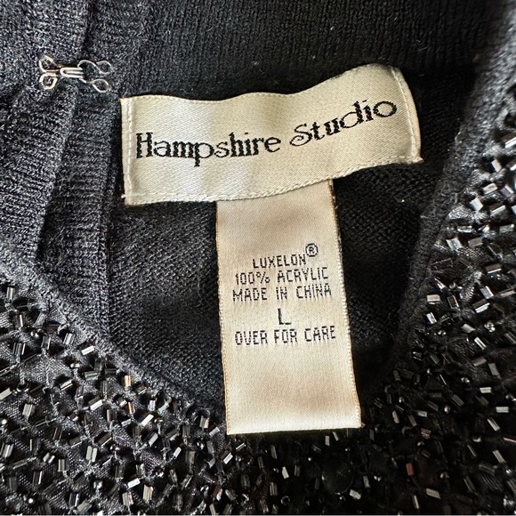 Sleeveless Black Embellished Sweater - Picture 9 of 9